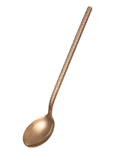 [European anti slip spoon rose gold (Miniso)] European anti slip spoon rose gold