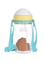 WBB Water Bottle with Straw 400ml - Grizzly