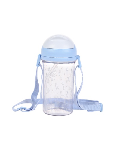 [WBB- Water Bottle with Straw 400ml (Blue) (Moveforward)] WBB- Water Bottle with Straw 400ml (Blue)