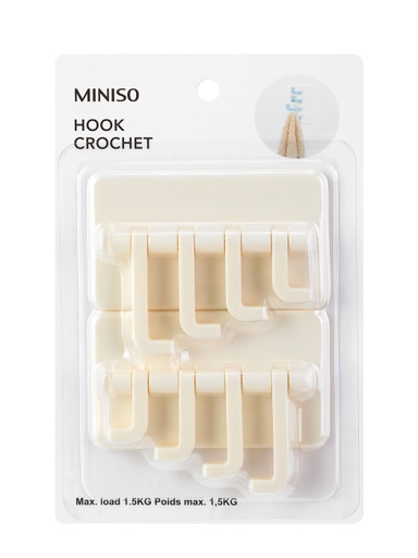 [Hook 2 Pcs (Miniso)] Hook 2 Pcs