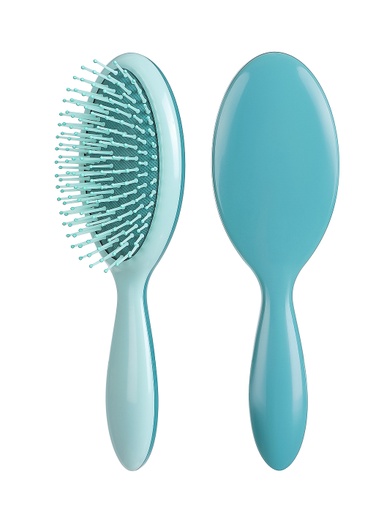 [Bicolor Cushion Hair Brush Green (Miniso)] Bicolor Cushion Hair Brush Green