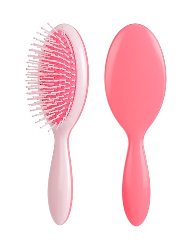 [Bicolor Cushion Hair Brush Pink (Miniso)] Bicolor Cushion Hair Brush Pink