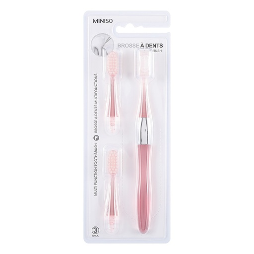 [Multi function Toothbrush 3 Pack (Miniso)] Multi function Toothbrush 3 Pack