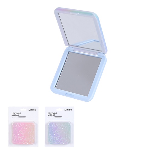 [Mermaid Series Square Portable Mirror (Miniso)] Mermaid Series Square Portable Mirror