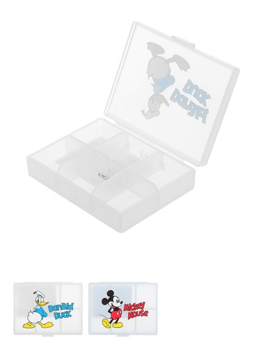 [MMC MICKEY 6 lattice Pill Box (Miniso)] MMC MICKEY 6 lattice Pill Box