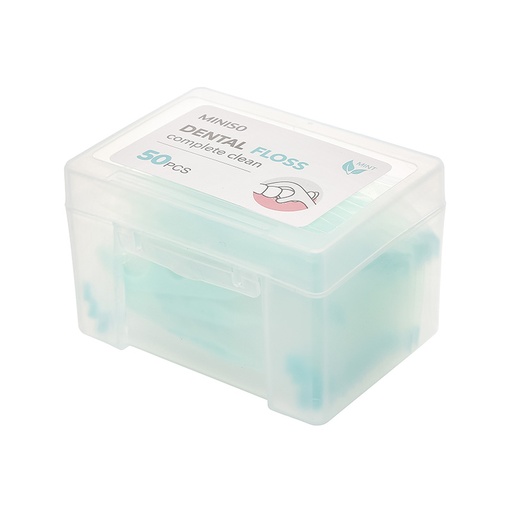 [Round Thread Mint Green Dental Flosser 50 pieces S (Moveforward)] Round Thread Mint Green Dental Flosser 50 pieces S