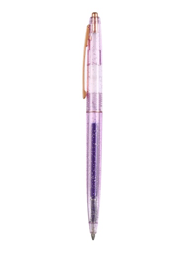 [Gel Pen Glitter Purple Ink (Miniso)] Gel Pen Glitter Purple Ink