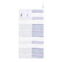 Royal Color Striped Cotton Towel Blue